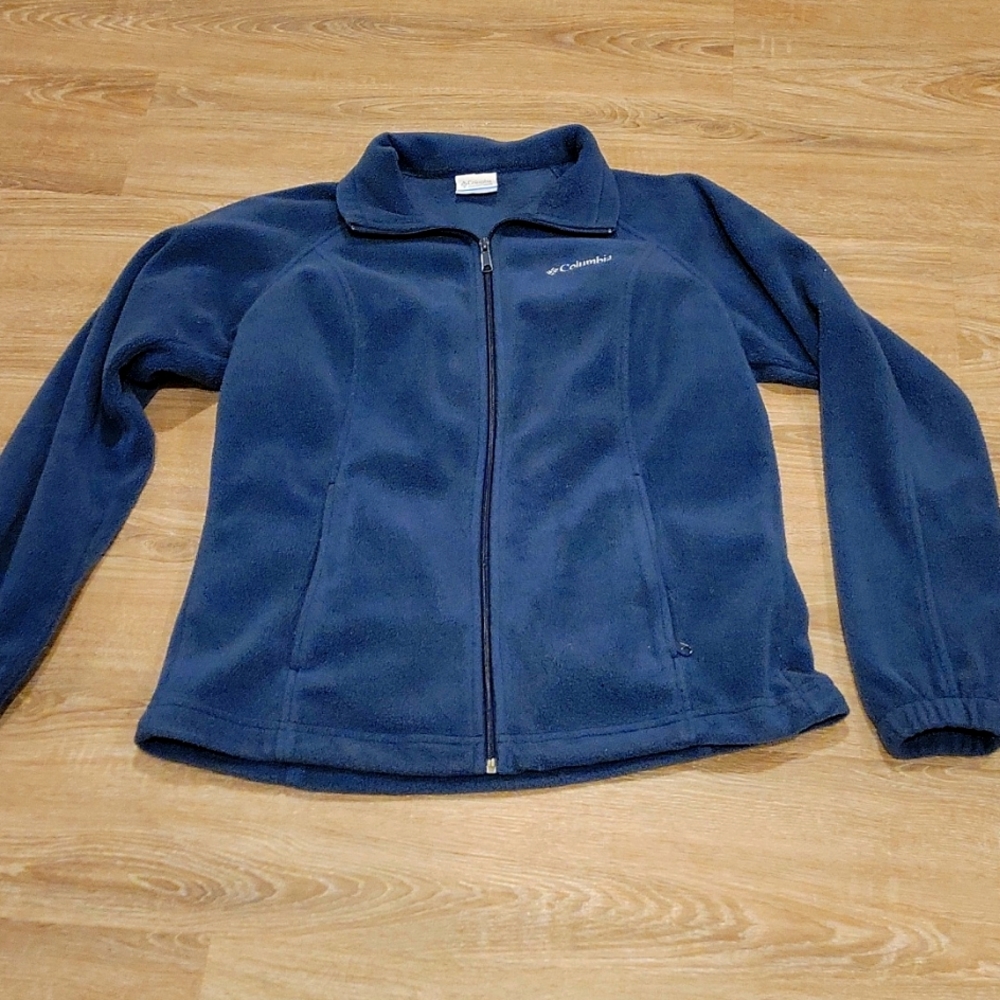 Columbia Womens Navy  Fleece Jacket